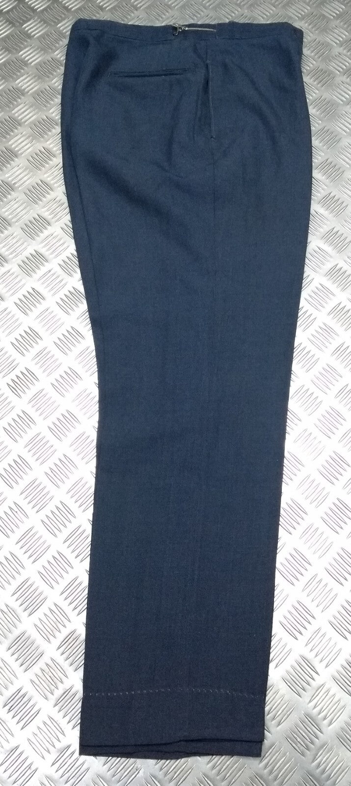 Vintage Trousers RAF Royal Air Force Dress Old Pattern Air Force Blue Grey Colour Waist 35"