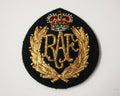 RAF Royal Air Force Hat Badge Braided Cloth Standard Dress Cap Pattern - NEW