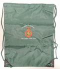 Green Drawstring Carry Bag with The Army Cadet Force ACF Insignia