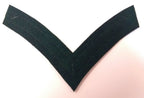 Genuine Vintage British Issue Gold Wire 1 Bar Chevron on Green