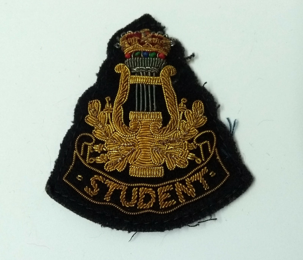 No1 Student Bandsman Uniform Dress Gold wire Braided Harp Old Pattern Vintage