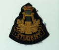 No1 Student Bandsman Uniform Dress Gold wire Braided Harp Old Pattern Vintage
