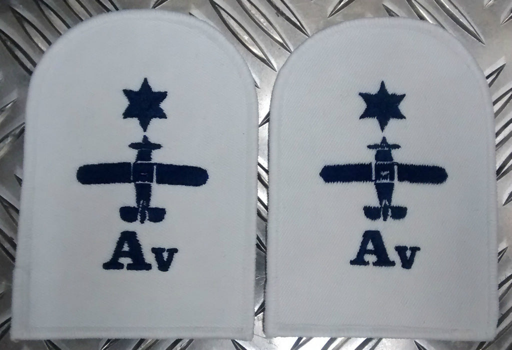 Genuine Pair of Royal Navy RN Air Engineering Avionics Patches / Badges - NEW