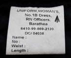 Naval Skirt No1B RN OFCs WRNS Female Barathea No1 B Dress