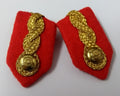 Gorgets Scarlet Red & Gold Cord Fancy Dress