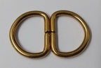 Genuine British Issue 17mm Brass Small Standard D Rings X4 Pieces STD61