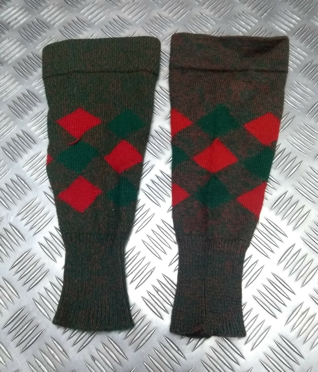 Footless Kilt Hose Regimental Tartan Pattern British Army Issue Highland Dress