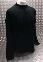 Black Technical Delta Stealth Self Wicking Technical Activewear Top Long Sleeve