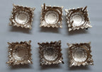 Army Rank Stars British Bath Pips Officer X6 Without Fittings