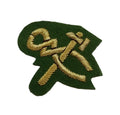 Mess Kit Badge Craftsman Green British Army Hand Embroidered Insignia Arm Patch