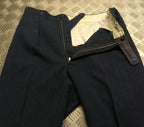 Vintage RAF Royal Air Force Trousers Blue Grey Colour Re-enactment Retro Clothing W31" L31"