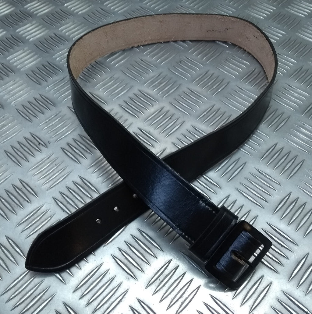 Style Leather Belt, Parade With Subdued Buckle NEW