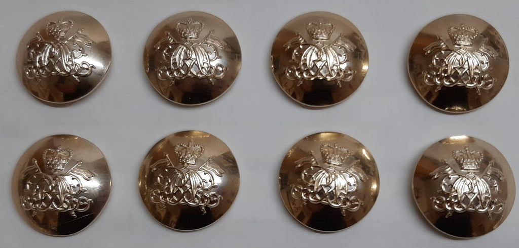 9th/12th Royal Lancers No2 Ring Back Buttons British Army insignia Other Ranks