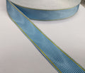 Light Blue & Yellow Ribbon 11mm Wide Genuine British Made