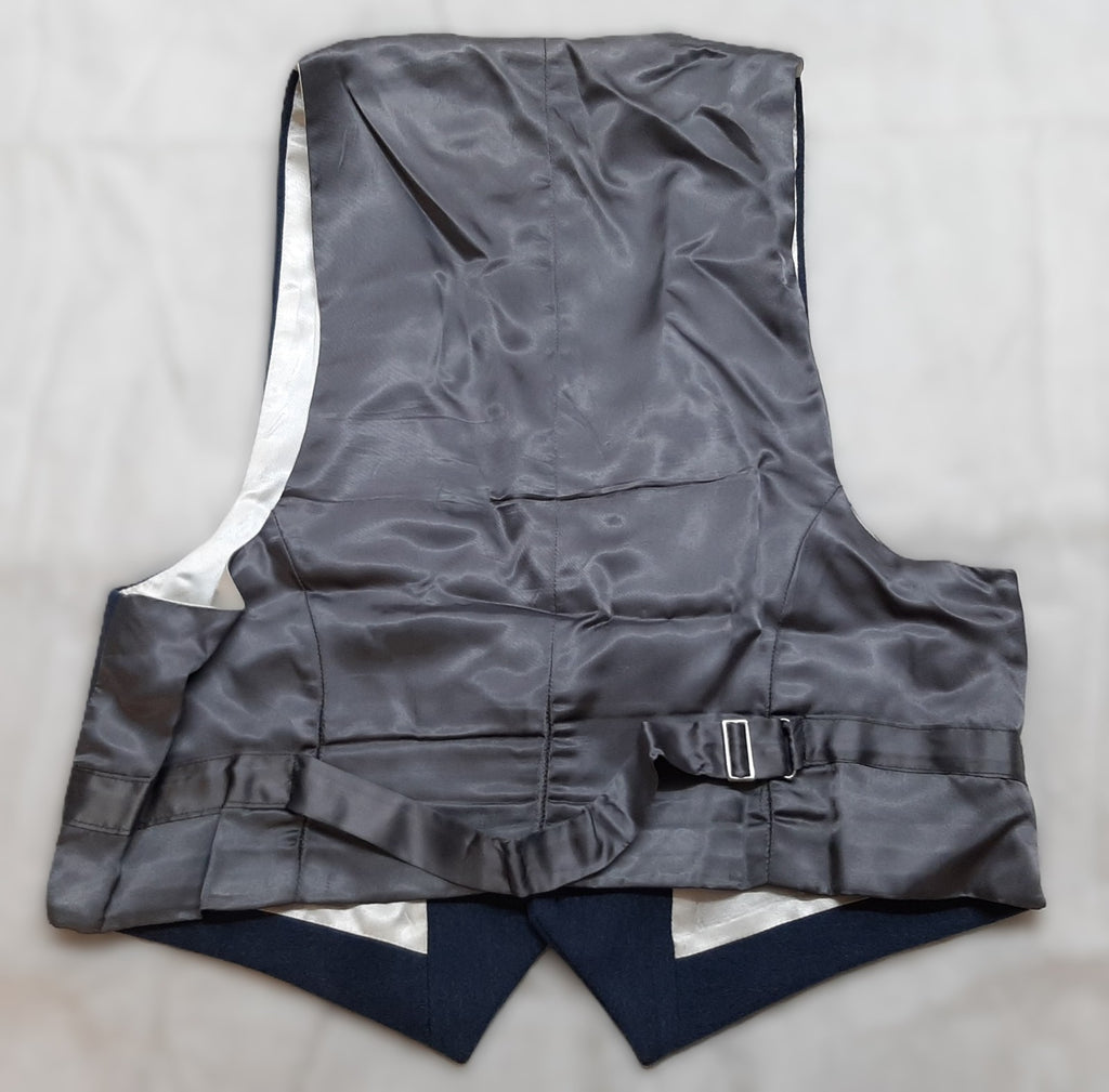 RAF Royal Air Force Vintage Mess Dress Waistcoat Airforce Blue Grey Colour Moss Bros