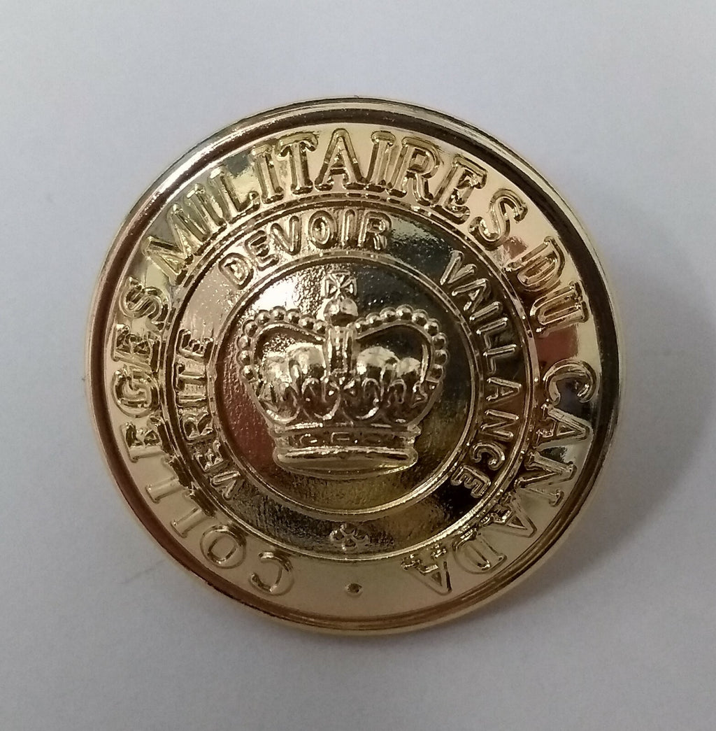 Genuine Canadian RMC CMR College 25mm Large Dress Buttons X10 ASBT135
