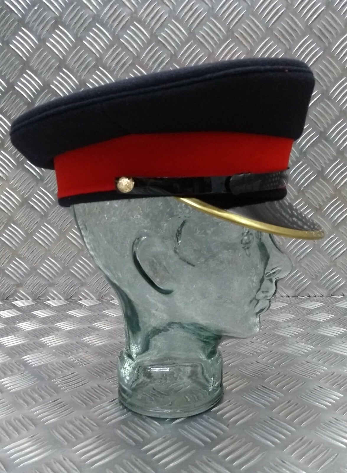 Dress Cap Kenyan Forces Issue Insignia Buttons & Chinstrap Officers Hat Big Size