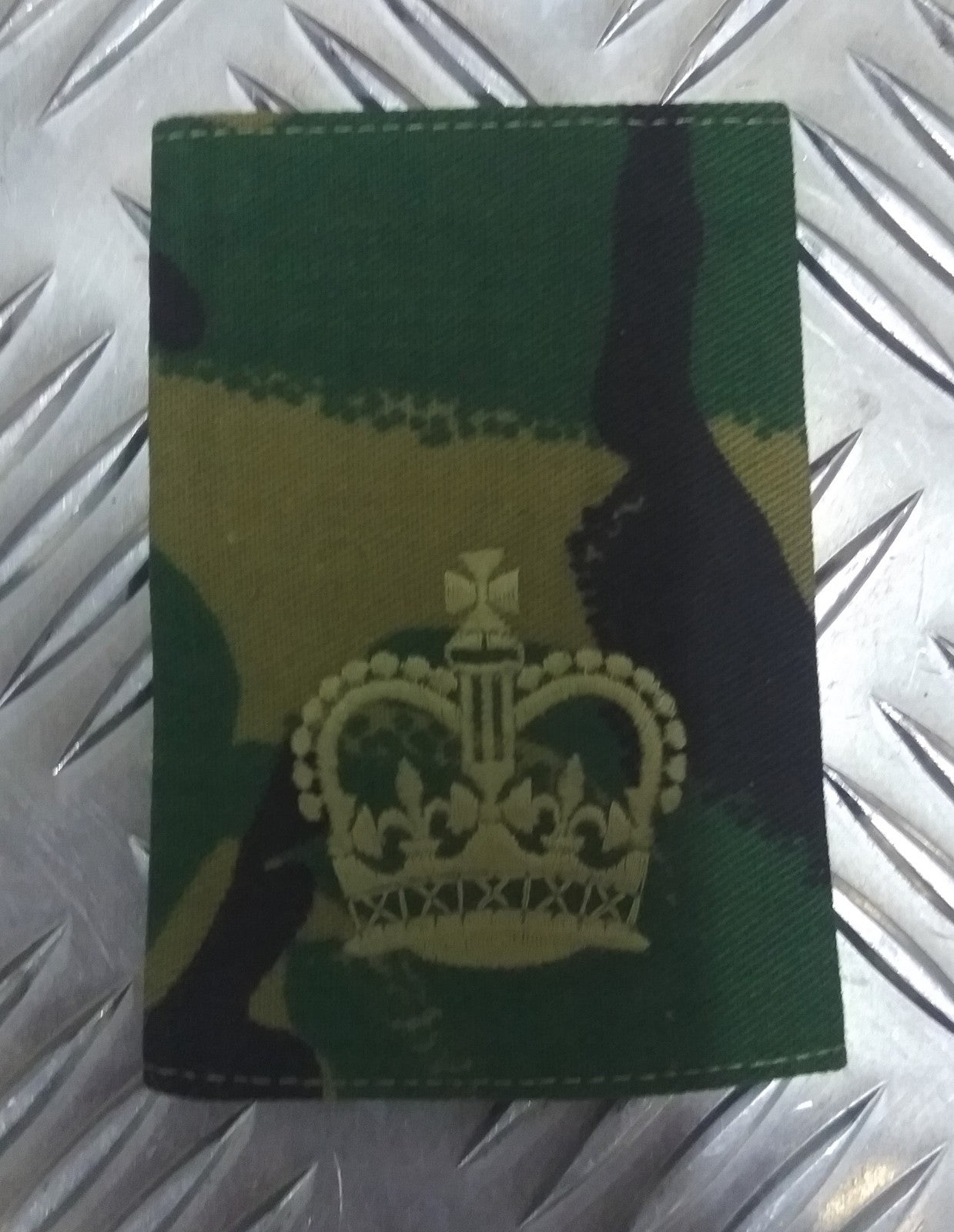 Genuine British Army Woodland Camo Warrant Officer WO2 Rank Slide Epaulette -NEW