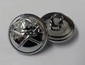 British Service Dress Silver Buttons x 2 NEW