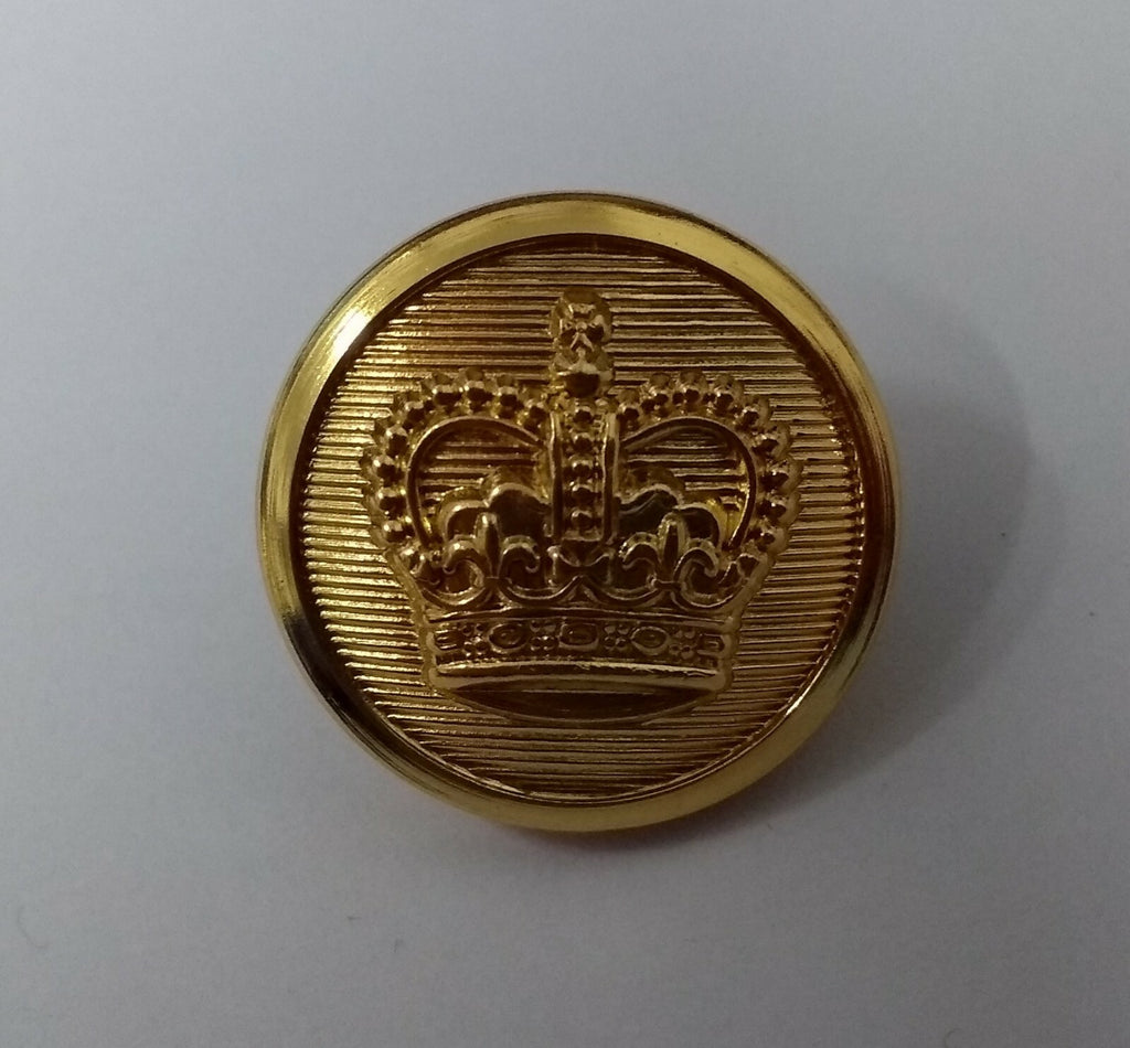 Genuine British Issue Dress Buttons Sovereign Crown Insignia Buttons