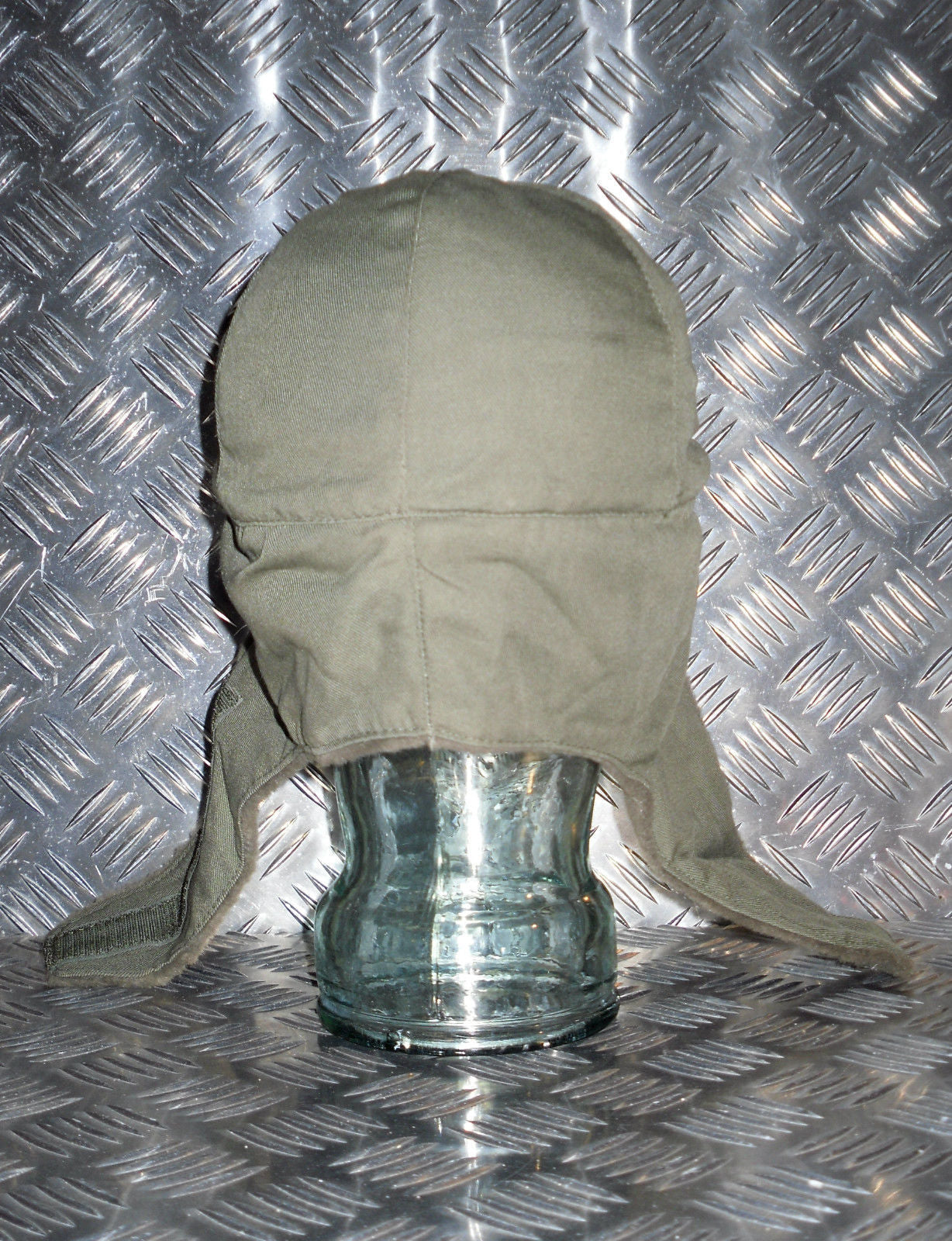 Genuine Dutch Army Green Dog Hat / Trapper Hat with Ear Warmers - All sizes NEW