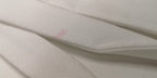 Plain White Cotton Marcella Batswing Bow Tie by Budd Shirtmakers London
