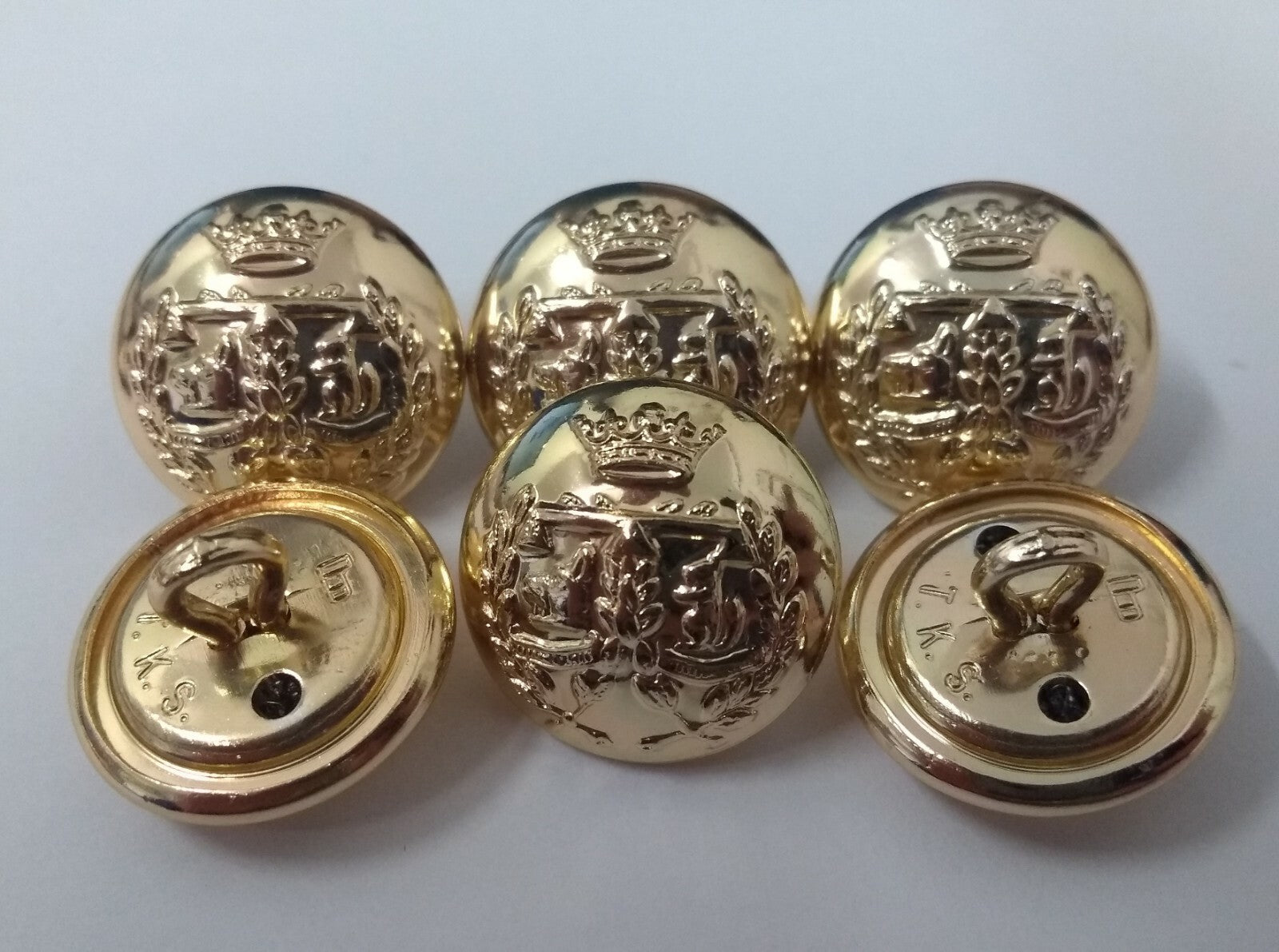 Genuine British Army Argyll & Sutherland Highlanders No1 No2 Dress Buttons 30L