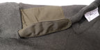 Green Wool Utility Jumper / Sweater / Jersey / V-Neck Genuine British