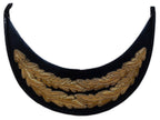General Officer Peak British Oak Leaf Gold Wire Sprig Dress Hat Visor