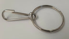 Chrome Snap Hook & Large Split Ring X 2 Genuine British Issue STD249