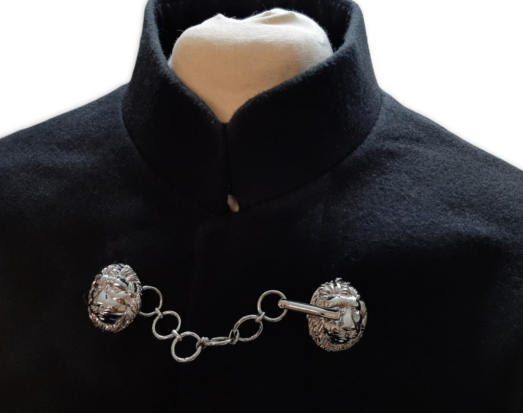 British RM Cape Deep Blue Wool Bandsman Bandswoman Lion Head Clasp
