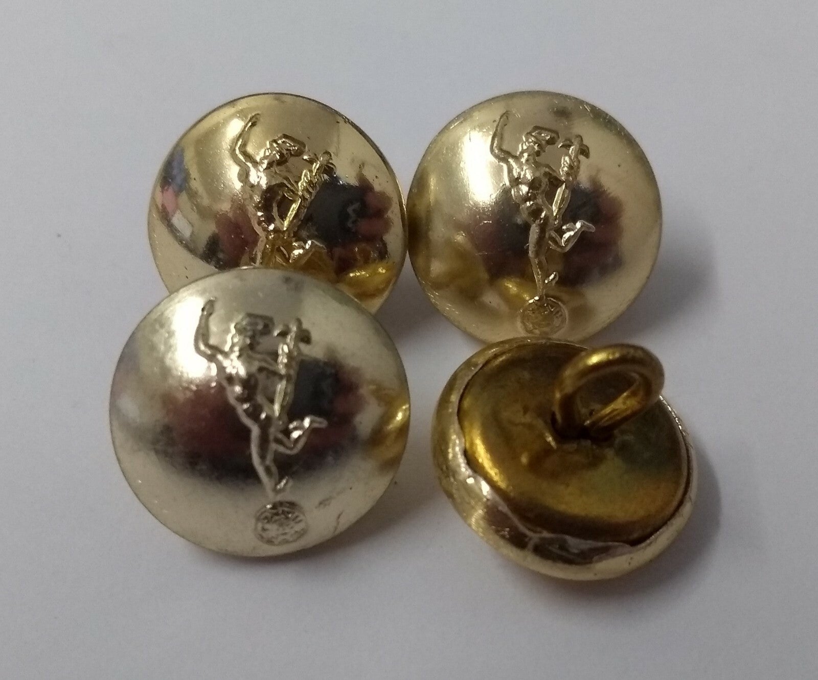 Genuine British Army Issue Royal Corp of Signals 22L Small Buttons X4 ASBT231
