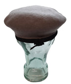 Hobson Beret Emerald Grey with Kings Crown Civil Defence Badge Size 7 1/4