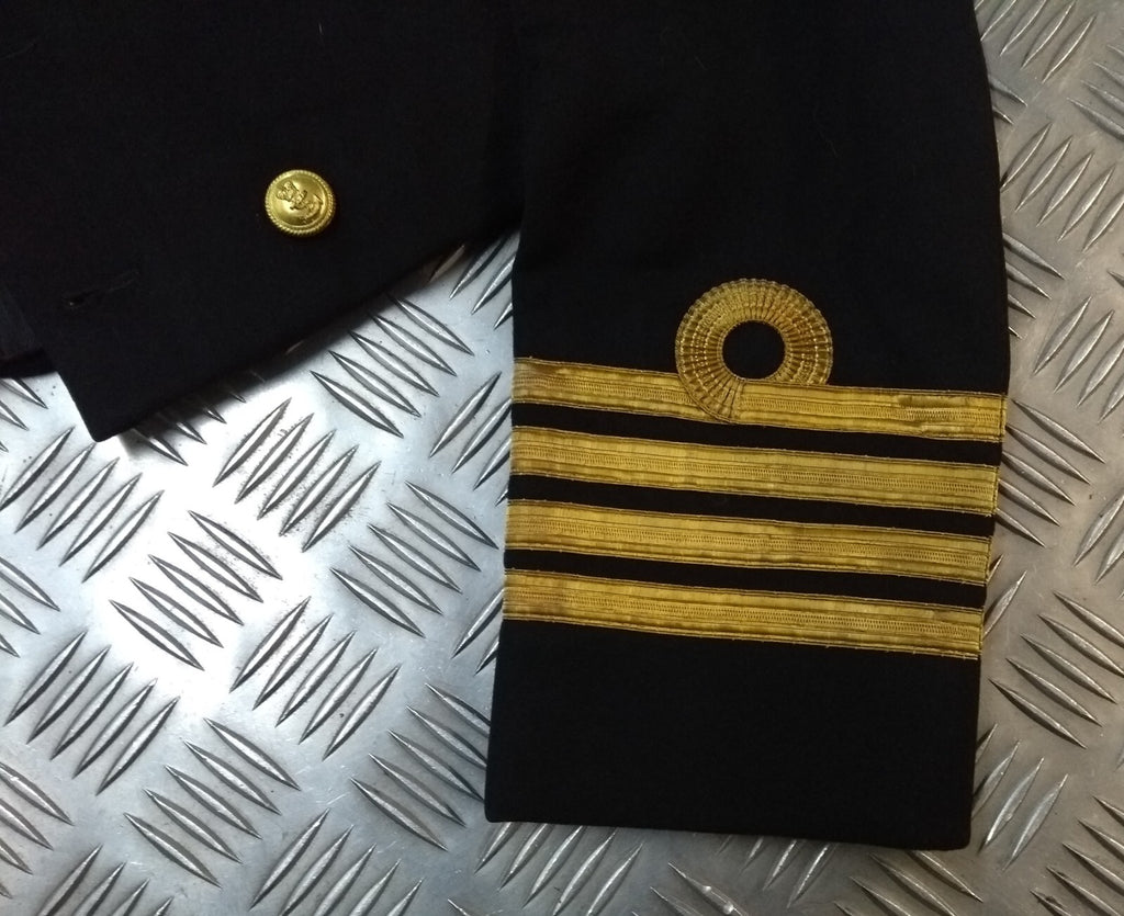 Vintage Naval Jacket 50s Pattern British Navy Mess Dress Uniform Captain Rank
