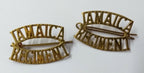 Vintage Jamaica Titles Shoulder Badge 1 Pair UK Made - NEW