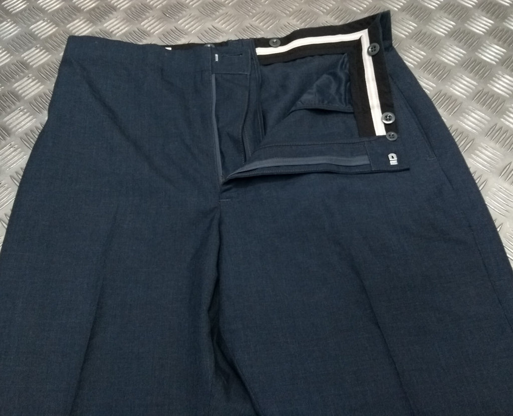 No8 Trousers Tropical Mess Dress RAF Royal Air Force Blue Grey Waist 88cm Long