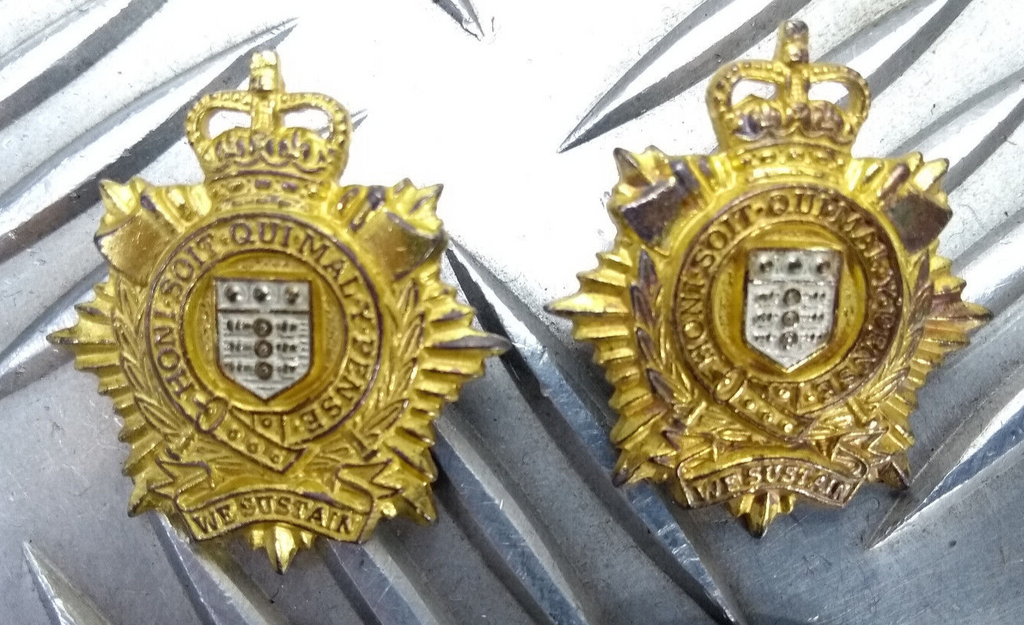 Royal Logistic Corps RLC Collar Dogs & Tank Transporter Class 1 Patch