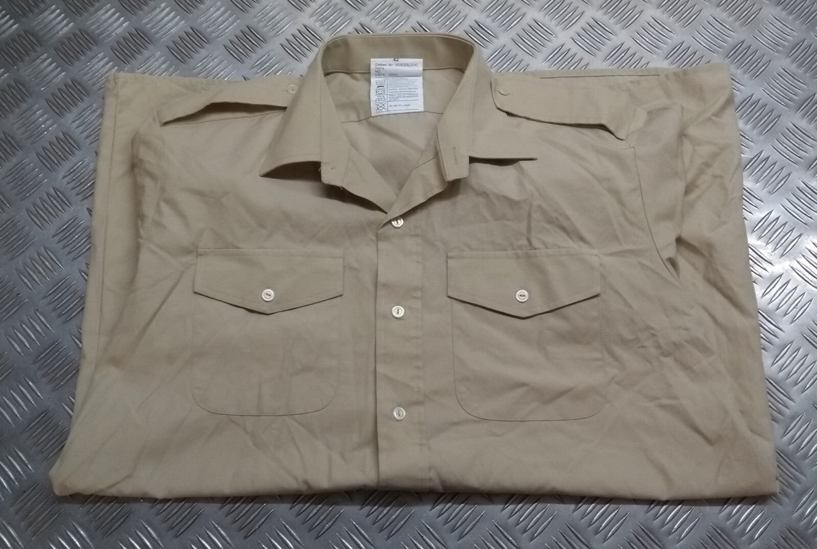 British Army No2 Shirt Short Sleeves FAD Sergeant Gurkha / Rifles Insignia