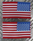 US / Sew-on American Flag Right Shoulder [Reversed]- NEW