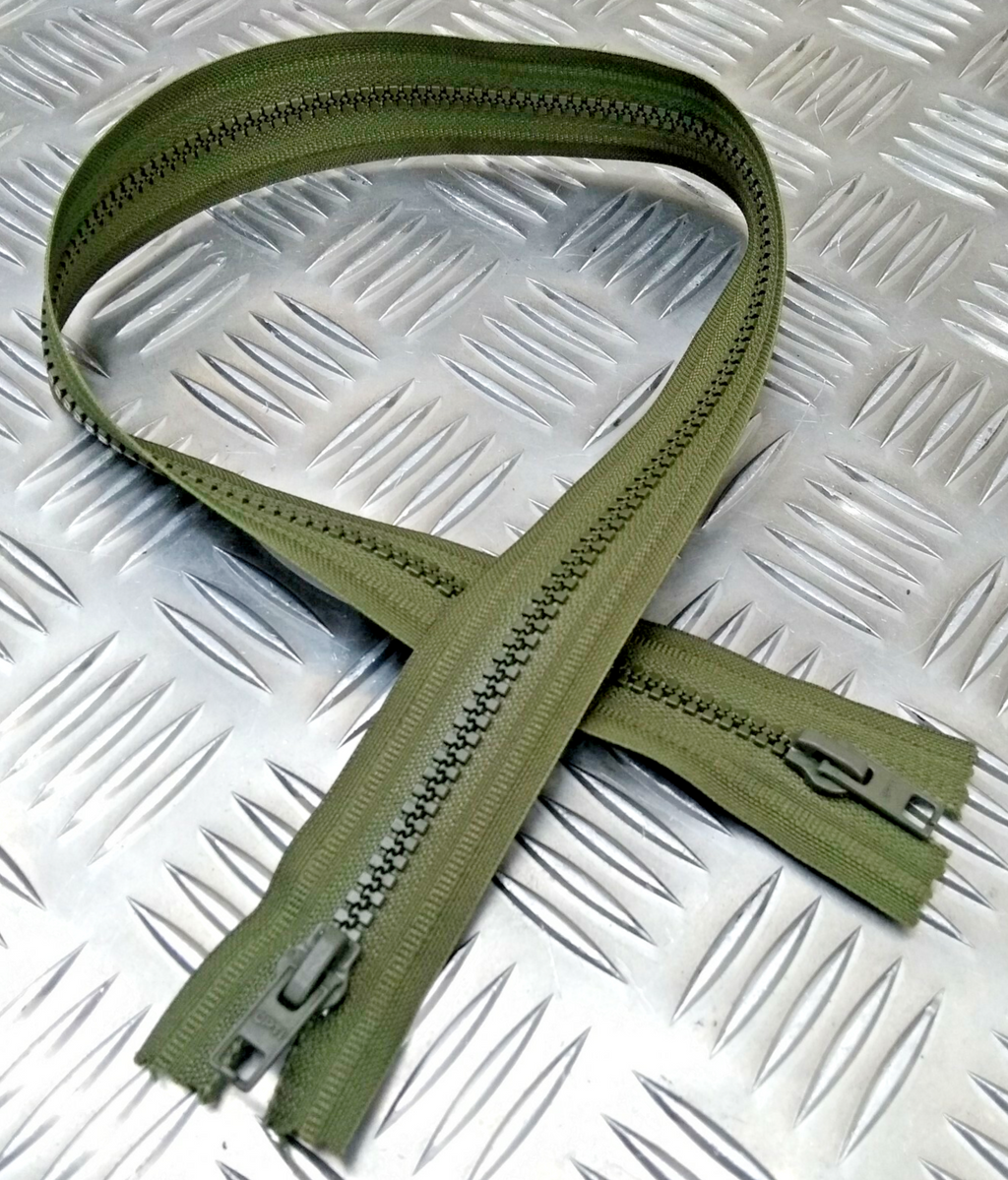 Genuine British Army 62cm Zipper Dual Head For Coveralls & Flying Suits
