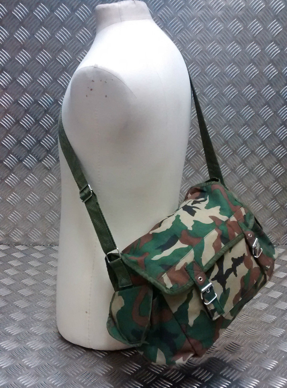 Military Style Canvas / Haversack / Satchel / Shoulder Bag Assorted Cols - NEW