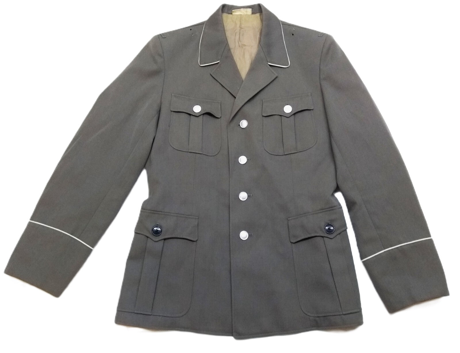 DDR Jacket Field Grey NVA East German Ofc Parade No Insignia
