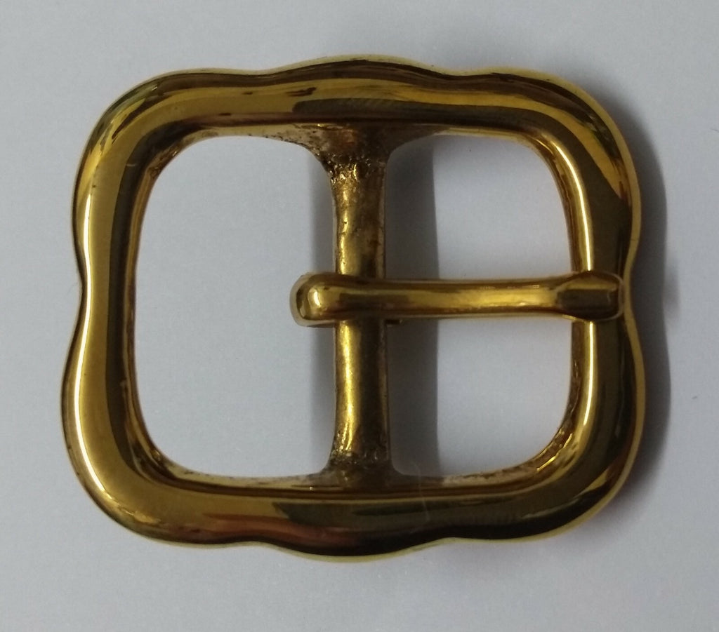 Rein Bridle Buckle British Army RHG HCav Brass 1" Single Prong Crown Buckle
