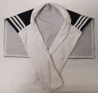 Dutch Navy White Seamans Sailors Collar Cotton Polyester