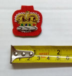 Staff Sergeant Crown No1 SSGT Scarlet British Army Hand Embroidered Arm Patch