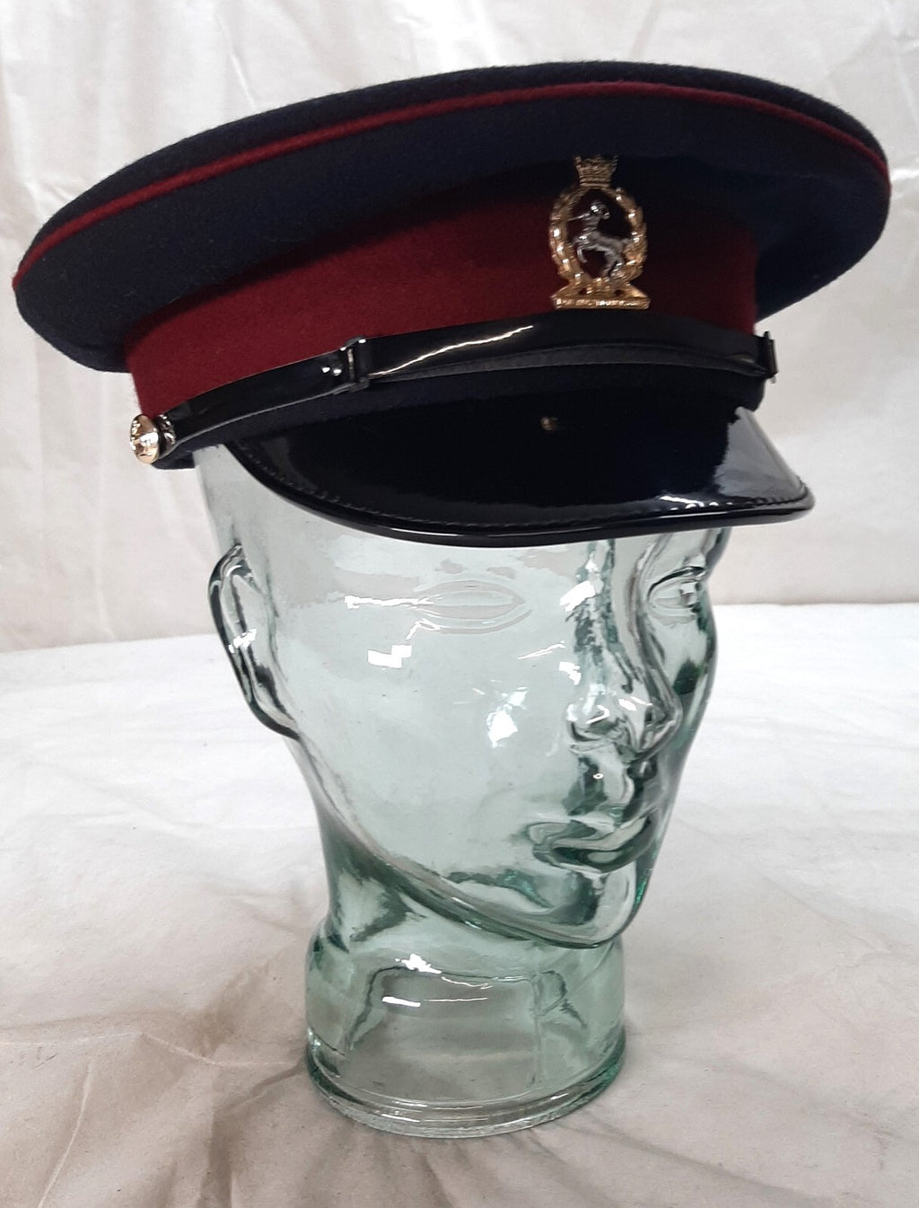 No1 Dress Hat British Army RAVC Pattern Full Insignia Buttons & Chinstrap 56cm