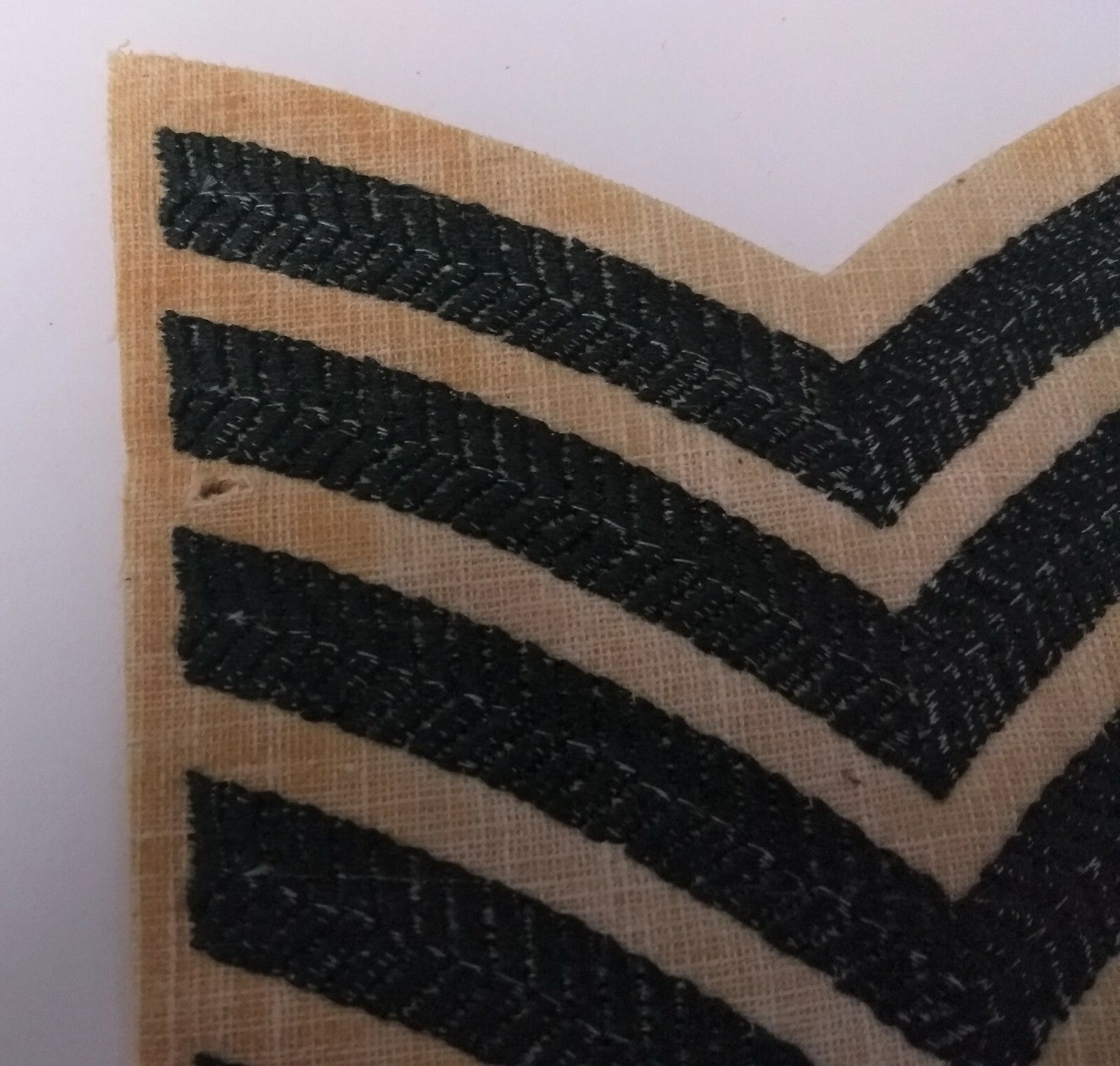 Genuine Vintage British Light Infantry Rank Stripes 6 Chevrons