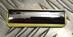 Genuine British Made Chrome Officers Rank Bars With Brass Plates x 2 NEW