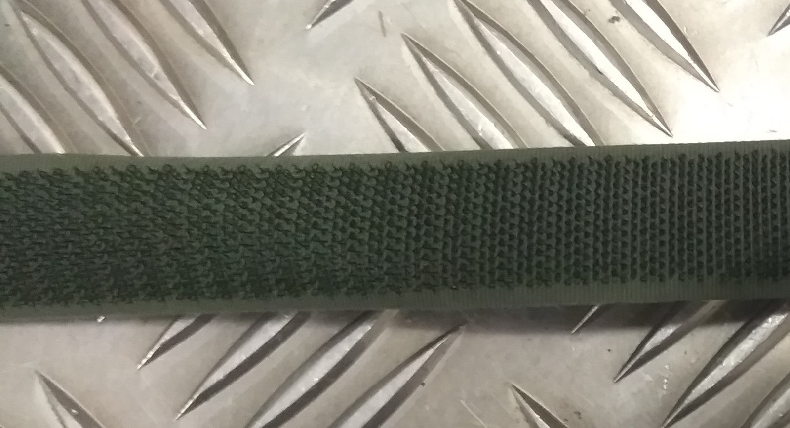 Genuine British Army Issue OD Green Badge Backing Strip "Rip N Grip" Hook Side