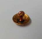 Australian Vintage Dress Hat Chinstrap Buttons Queens Crown Insignia X2